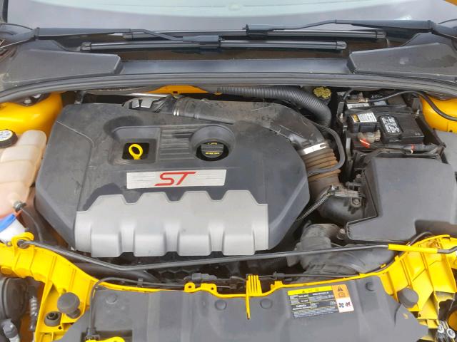 1FADP3L9XDL242684 - 2013 FORD FOCUS ST YELLOW photo 7