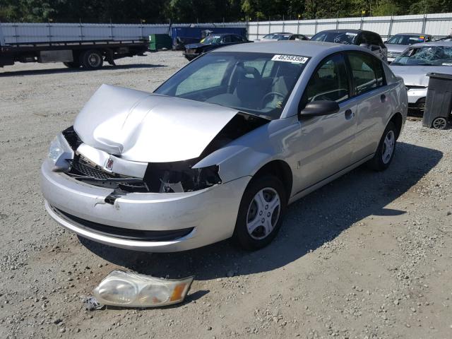 1G8AF52F24Z175069 - 2004 SATURN ION LEVEL SILVER photo 2