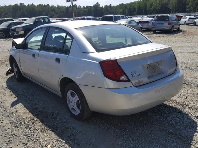 1G8AF52F24Z175069 - 2004 SATURN ION LEVEL SILVER photo 3