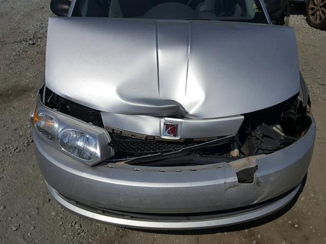 1G8AF52F24Z175069 - 2004 SATURN ION LEVEL SILVER photo 7