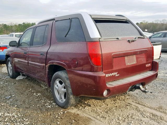 1GKET12S746233611 - 2004 GMC ENVOY XUV BURGUNDY photo 3