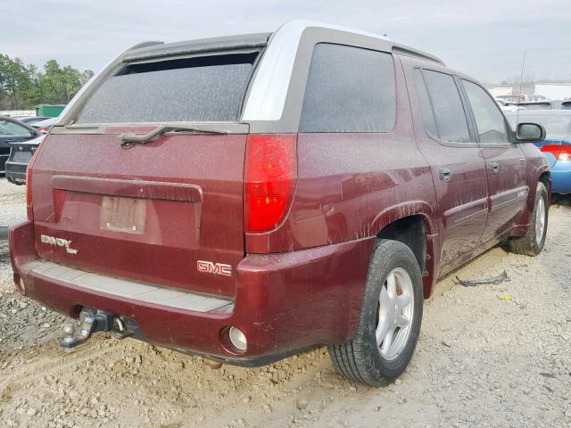 1GKET12S746233611 - 2004 GMC ENVOY XUV BURGUNDY photo 4