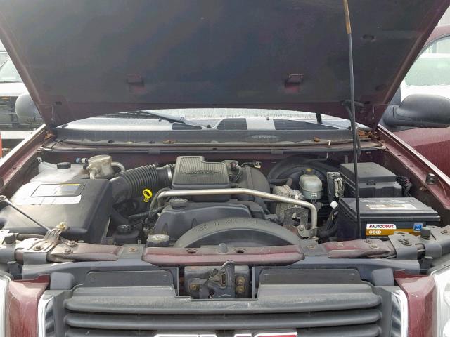 1GKET12S746233611 - 2004 GMC ENVOY XUV BURGUNDY photo 7