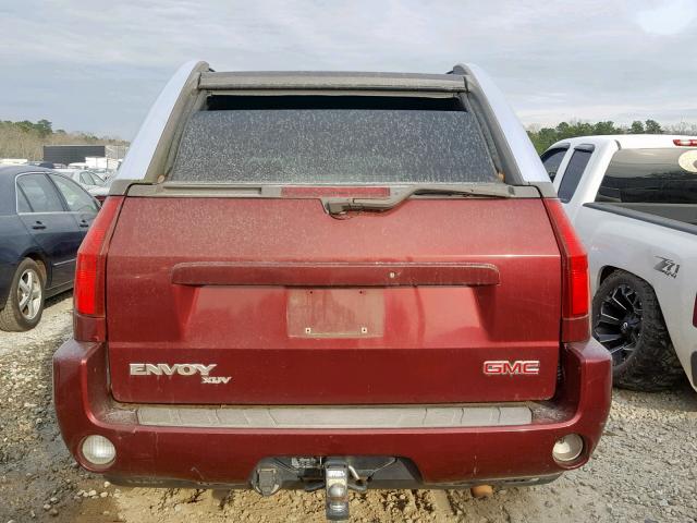 1GKET12S746233611 - 2004 GMC ENVOY XUV BURGUNDY photo 9