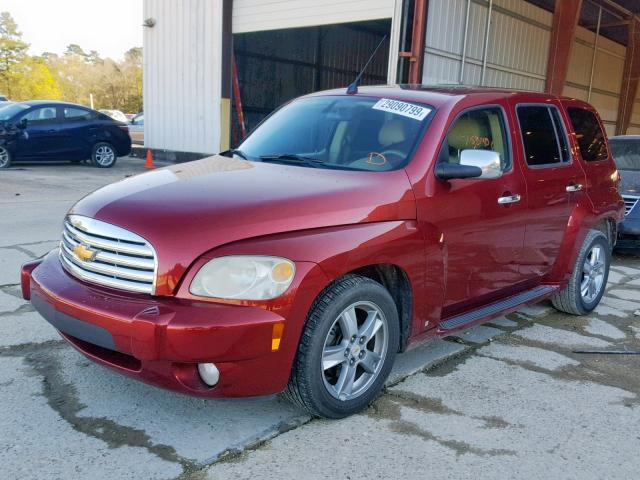 3GNCA23B09S533448 - 2009 CHEVROLET HHR LT MAROON photo 2