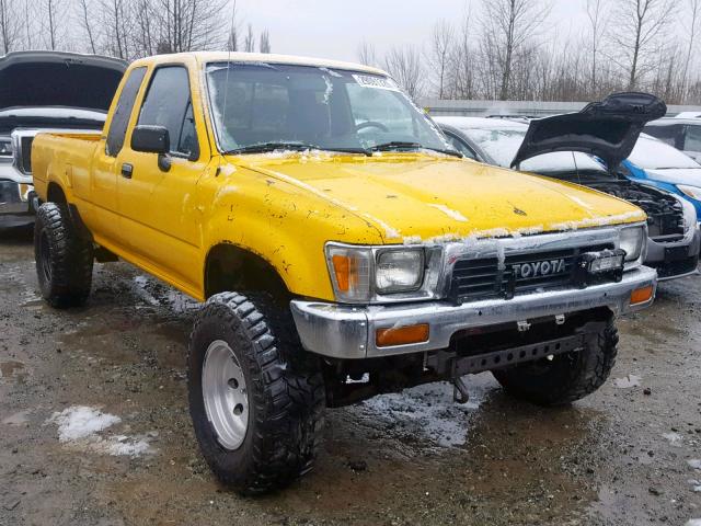 JT4VN13G1M5056754 - 1991 TOYOTA PICKUP 1/2 YELLOW photo 1