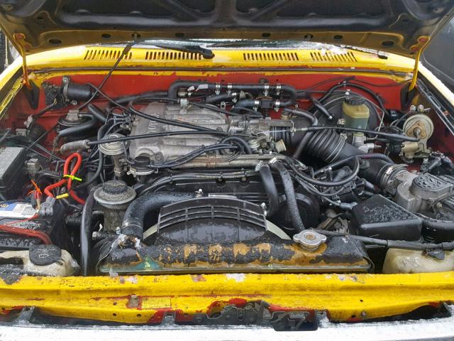 JT4VN13G1M5056754 - 1991 TOYOTA PICKUP 1/2 YELLOW photo 7