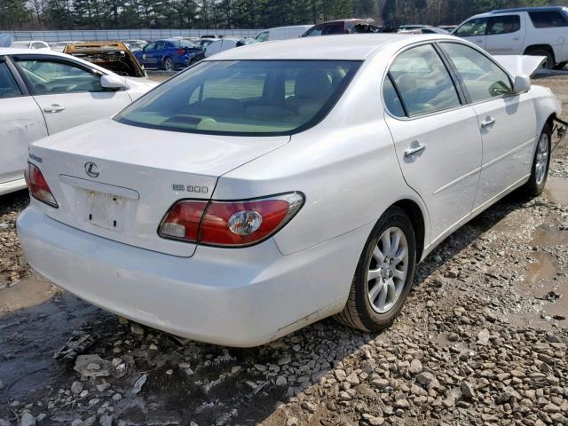 JTHBF30G920050368 - 2002 LEXUS ES 300 WHITE photo 4