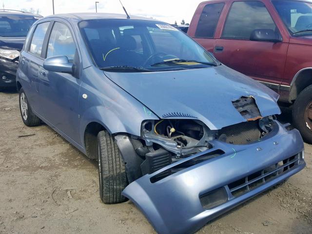 KL1TD66697B703151 - 2007 CHEVROLET AVEO BASE Көк фото 1