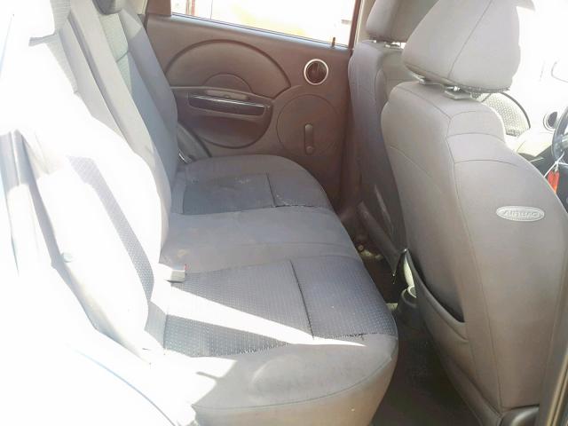 KL1TD66697B703151 - 2007 CHEVROLET AVEO BASE Көк фото 6