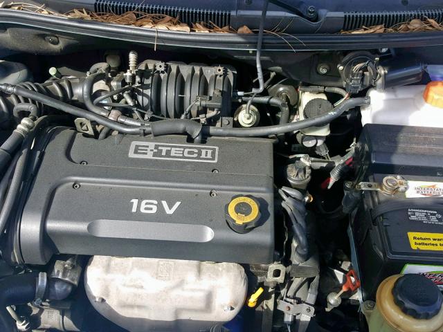 KL1TD66697B703151 - 2007 CHEVROLET AVEO BASE Көк фото 7