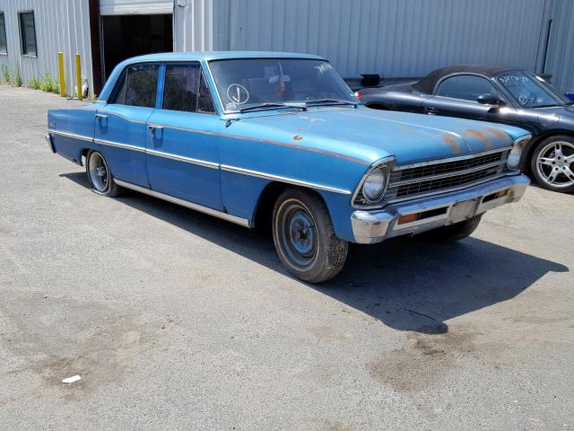 115697W182538 - 1967 CHEVROLET NOVA BLUE photo 1