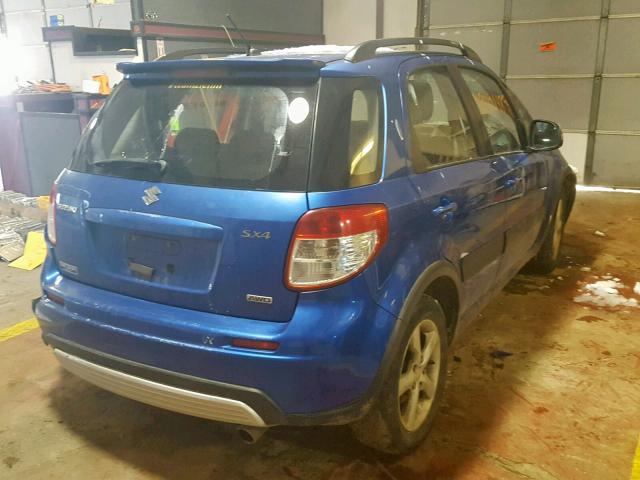 JS2YB413575108159 - 2007 SUZUKI SX4 BLUE photo 4