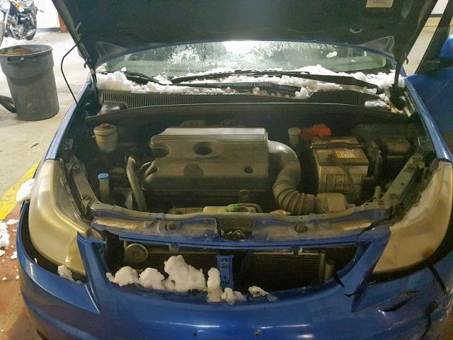 JS2YB413575108159 - 2007 SUZUKI SX4 BLUE photo 7