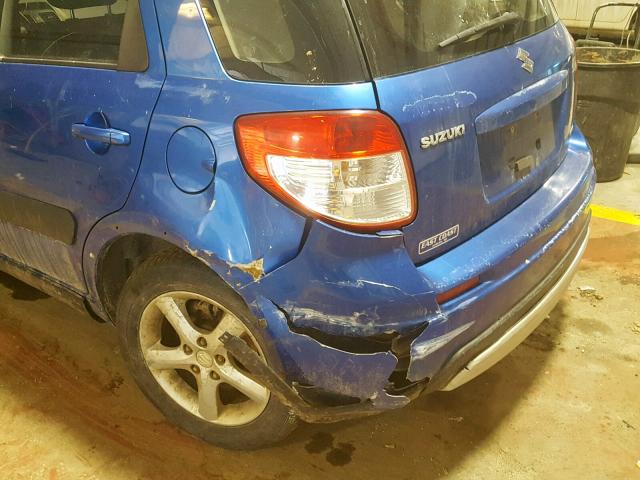 JS2YB413575108159 - 2007 SUZUKI SX4 BLUE photo 9