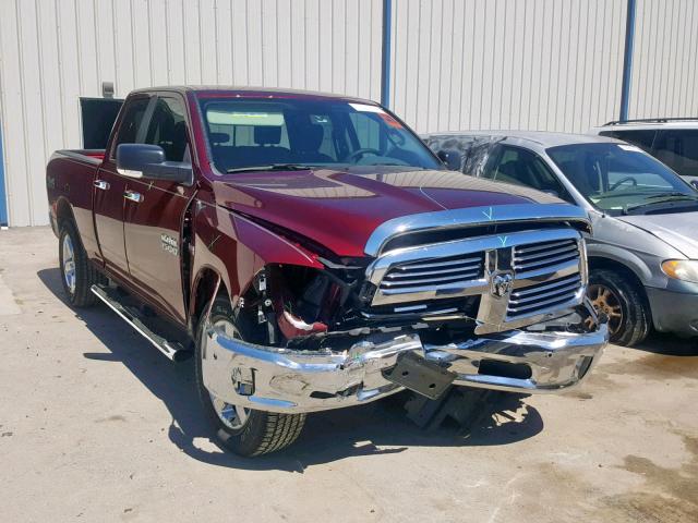 1C6RR7GT5JS159633 - 2018 RAM 1500 SLT BURGUNDY photo 1