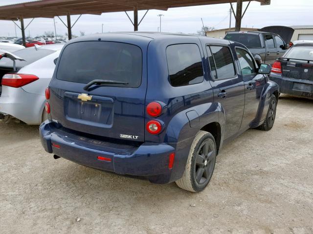 3GNCA23B79S540333 - 2009 CHEVROLET HHR LT BLUE photo 4