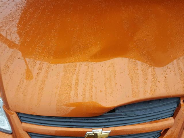 1G1AL55F477172550 - 2007 CHEVROLET COBALT LT ORANGE photo 7