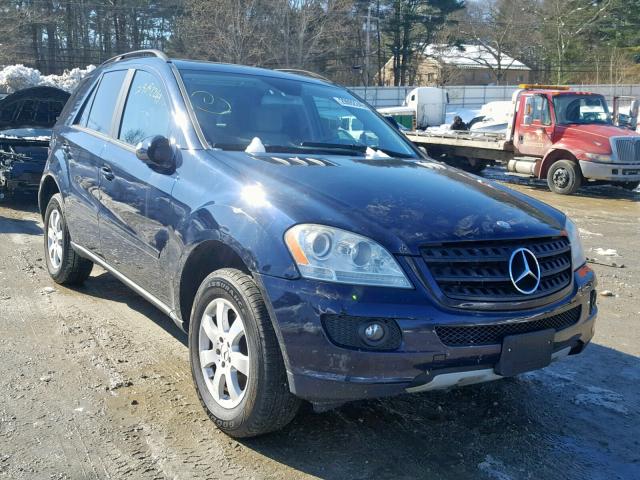 4JGBB86EX6A053386 - 2006 MERCEDES-BENZ ML 350 BLUE photo 1