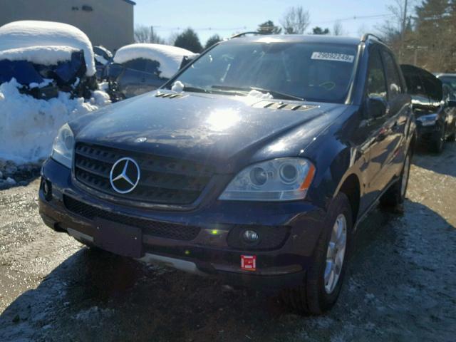 4JGBB86EX6A053386 - 2006 MERCEDES-BENZ ML 350 BLUE photo 2