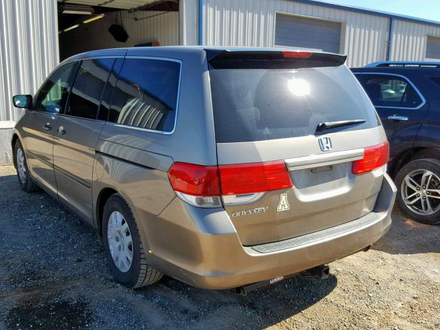 5FNRL38238B115503 - 2008 HONDA ODYSSEY LX GOLD photo 3