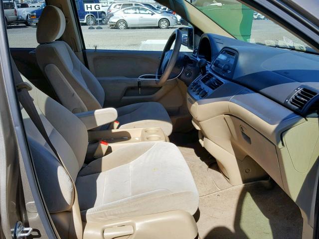 5FNRL38238B115503 - 2008 HONDA ODYSSEY LX GOLD photo 5