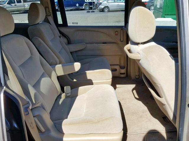 5FNRL38238B115503 - 2008 HONDA ODYSSEY LX GOLD photo 6