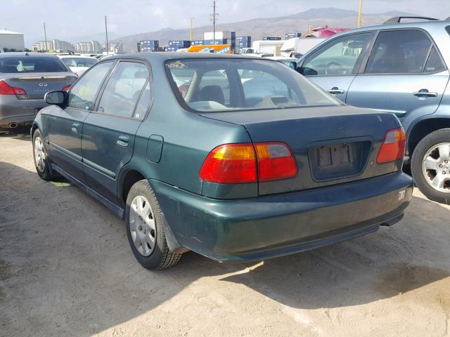 2HGEJ6613XH515166 - 1999 HONDA CIVIC BASE GREEN photo 3