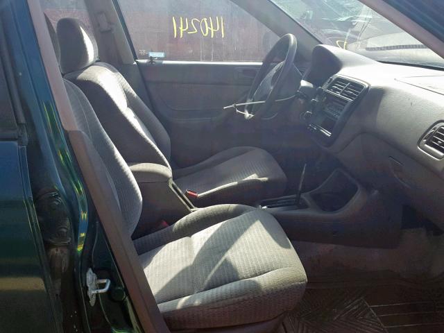 2HGEJ6613XH515166 - 1999 HONDA CIVIC BASE GREEN photo 5