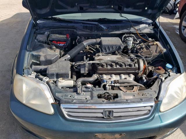 2HGEJ6613XH515166 - 1999 HONDA CIVIC BASE GREEN photo 7
