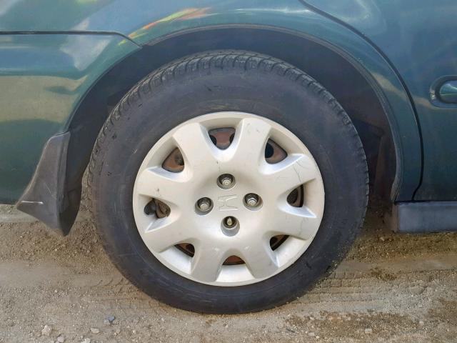 2HGEJ6613XH515166 - 1999 HONDA CIVIC BASE GREEN photo 9