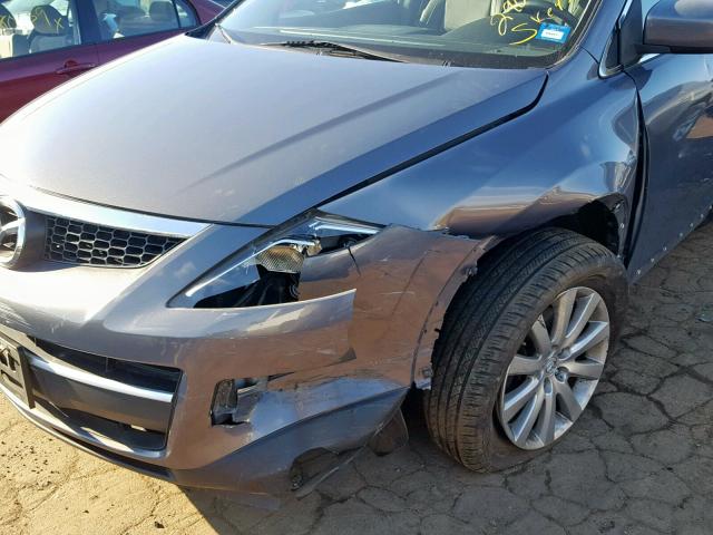 JM3TB38C970119934 - 2007 MAZDA CX-9 GRAY photo 9