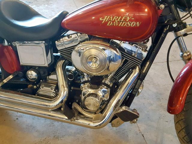 1HD1GNW144K301439 - 2004 HARLEY-DAVIDSON FXDLI RED photo 7