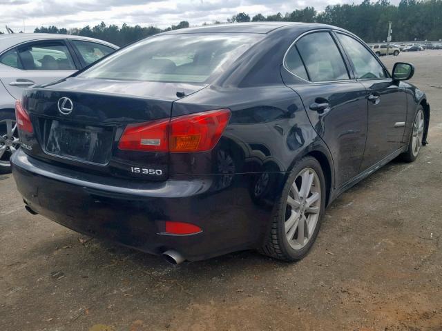 JTHBE262865007111 - 2006 LEXUS IS 350 BLACK photo 4