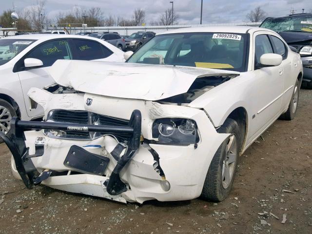 2B3CA3CV2AH187677 - 2010 DODGE CHARGER SX WHITE photo 2