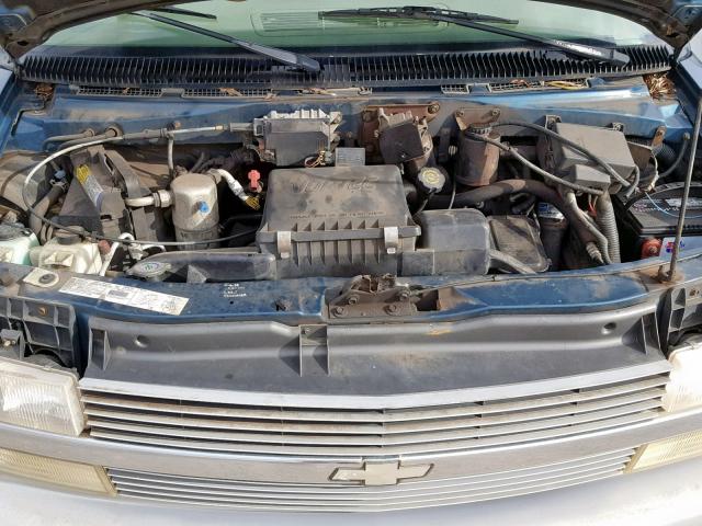 1GNDM19W0YB139250 - 2000 CHEVROLET ASTRO GREEN photo 7