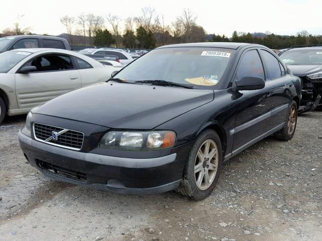 YV1RS61R922117045 - 2002 VOLVO S60 BLACK photo 2