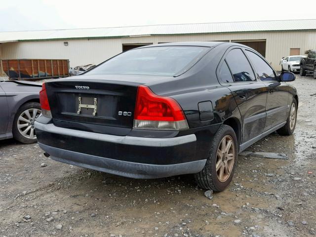 YV1RS61R922117045 - 2002 VOLVO S60 BLACK photo 4