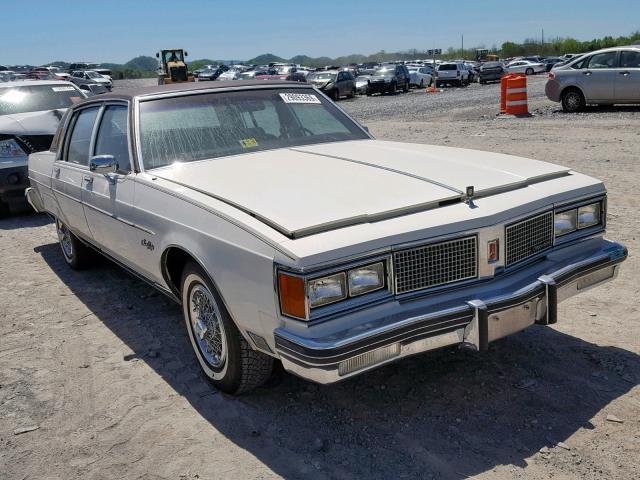 1G3AG69Y4EM836194 - 1984 OLDSMOBILE 98 REGENCY WHITE photo 1