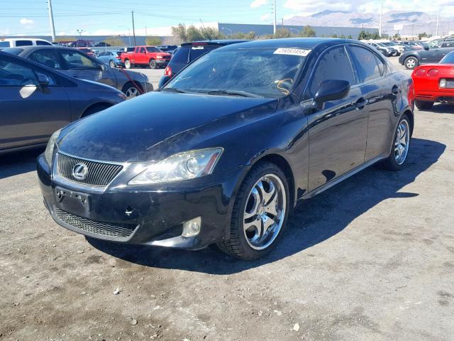 JTHBK262272049799 - 2007 LEXUS IS 250 BLACK photo 2