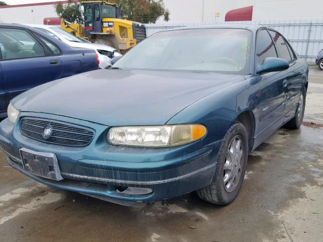 2G4WB55K0Y1285127 - 2000 BUICK REGAL LS GREEN photo 2