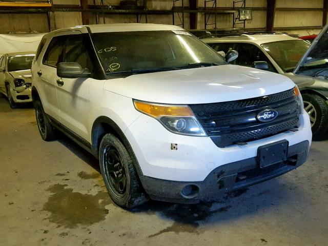 1FM5K8AR3DGA88904 - 2013 FORD EXPLORER P WHITE photo 1