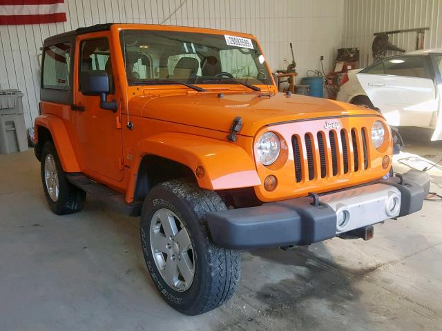 1C4AJWBG7CL223248 - 2012 JEEP WRANGLER S ORANGE photo 1