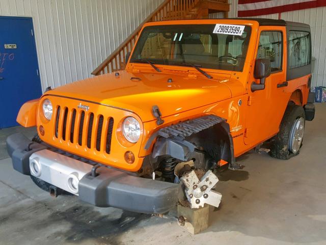 1C4AJWBG7CL223248 - 2012 JEEP WRANGLER S ORANGE photo 2