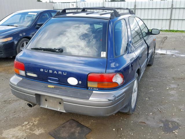 JF1GF4859VG8135699 - 1997 SUBARU IMPREZA OU BLUE photo 4