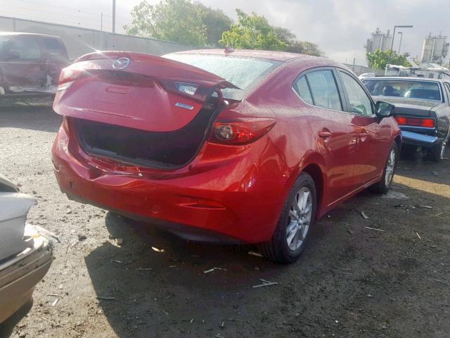 JM1BM1W71G1300416 - 2016 MAZDA 3 TOURING RED photo 4