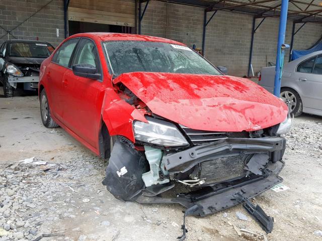 3VW2K7AJ2FM304422 - 2015 VOLKSWAGEN JETTA BASE RED photo 1