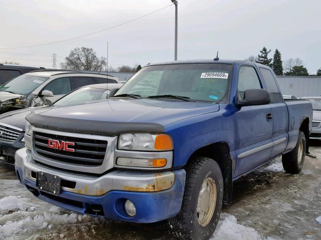 1GTEK19T33E285268 - 2003 GMC NEW SIERRA BLUE photo 2