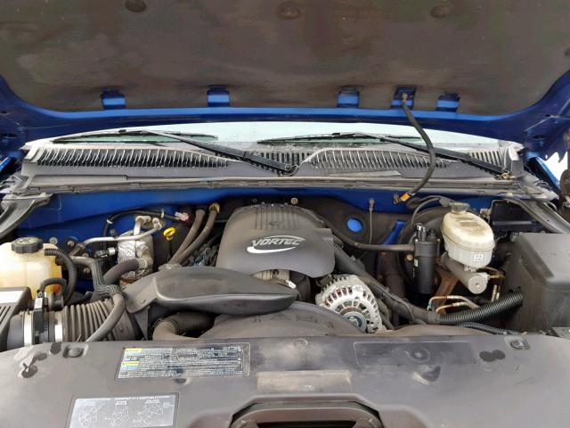 1GTEK19T33E285268 - 2003 GMC NEW SIERRA BLUE photo 7