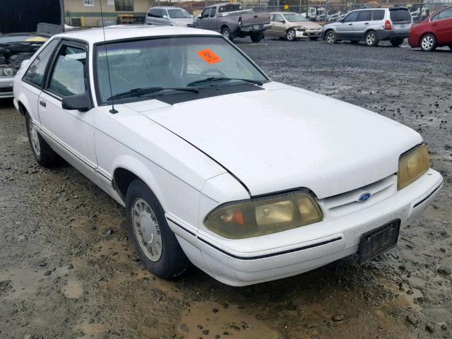 1FACP41MXNF168398 - 1992 FORD MUSTANG LX WHITE photo 1